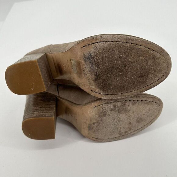 Rag & Bone Ashby Suede Ankle Boots Booties Stone Gray Size 39.5 US 9.5 - Picture 8 of 10